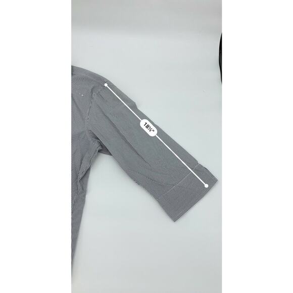 Isaac’s Designs Striped Button Front Embroidered Christmas Tree Top Size 1XL - Picture 7 of 7